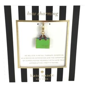 NWT Kate Spade How Charming Shopping Bag charm